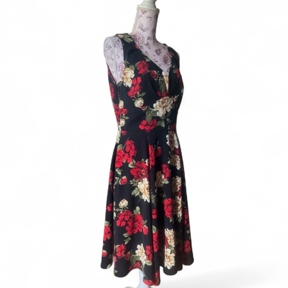 Vintage IXIA Floral Fit & Flare Dress - Picture 3 of 6